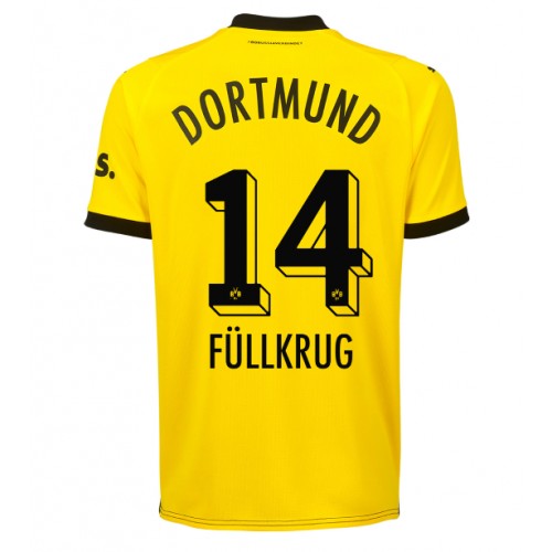 Fotbalové Dres Borussia Dortmund Niclas Fullkrug #14 Domácí 2023-24 Krátký Rukáv